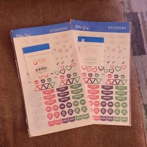 Blue Sky Schedule Stickers (2 Packs)